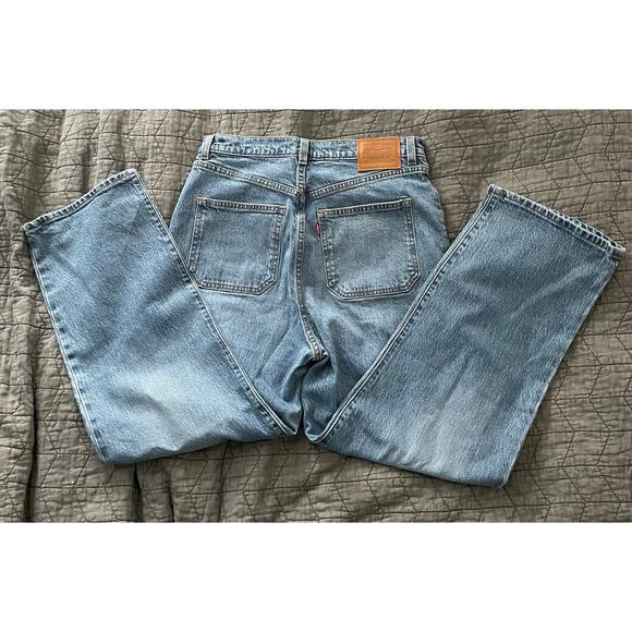 Levi's Ribcage Straight Ankle Women's Jeans Cool Invite Medium Wash 30x27 - Picture 3 of 8